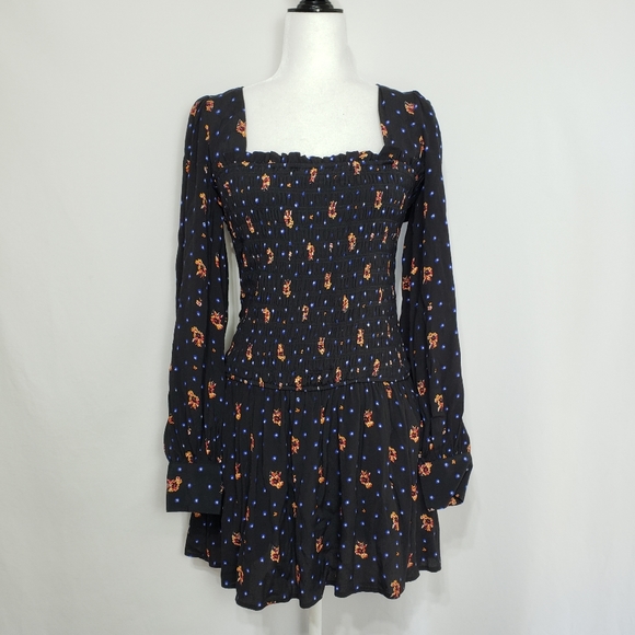 NEW- Free People Two Faces Mini Dress - Picture 4 of 11